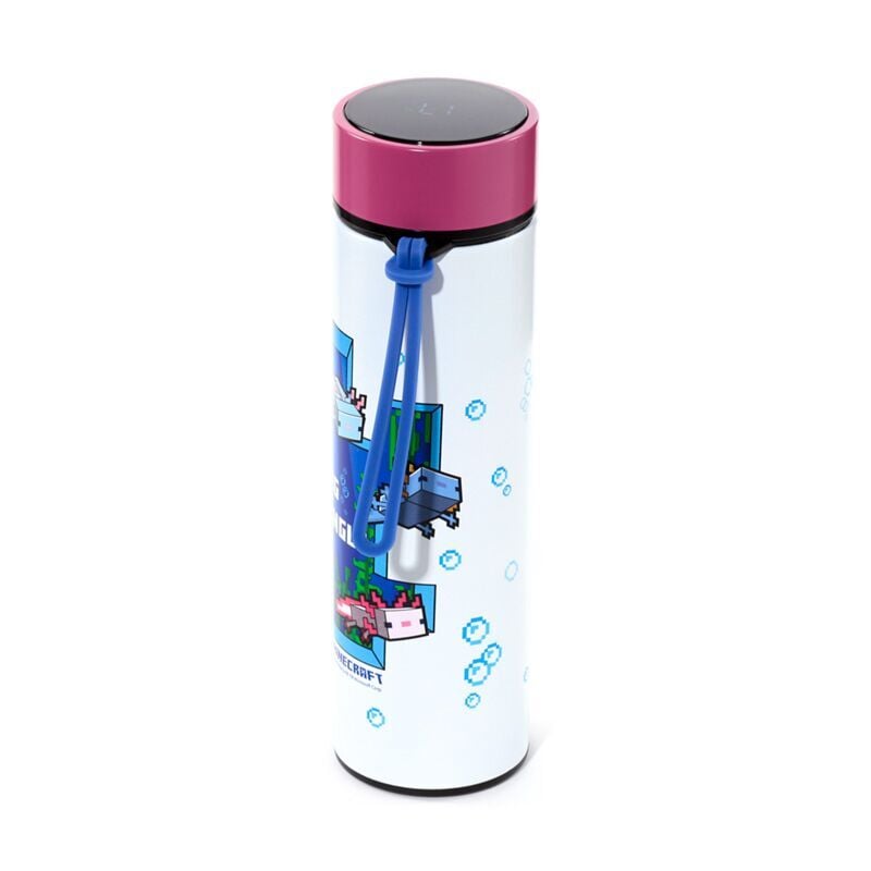 Gourde en inox isotherme Minecraft Axolotl thermometer 450 ml, vue 6