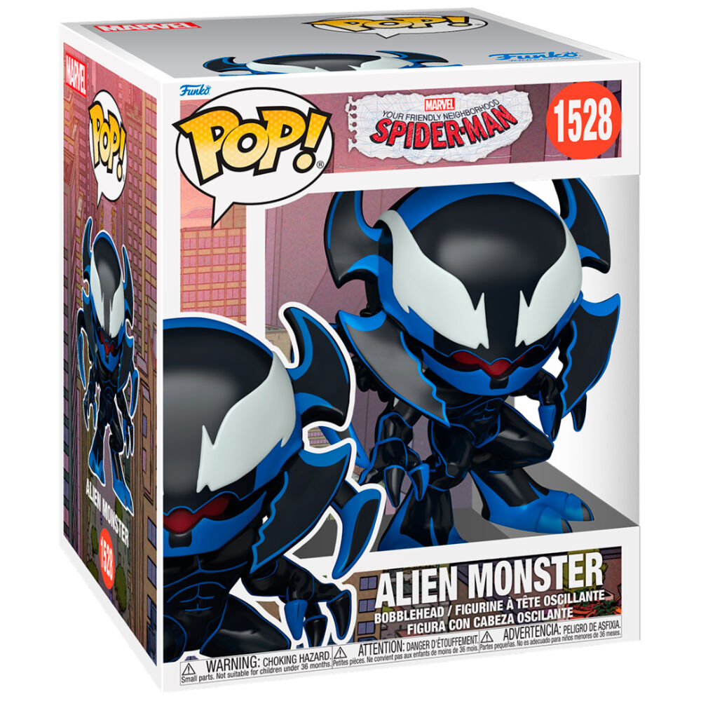 Figurine Funko POP! Spider Man Alien Monster, vue 2