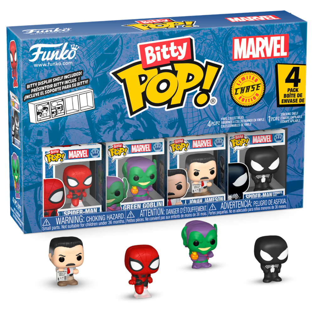 Figurine Funko POP! Blister 4 figuras Bitty POP Marvel Spider Man, vue 2
