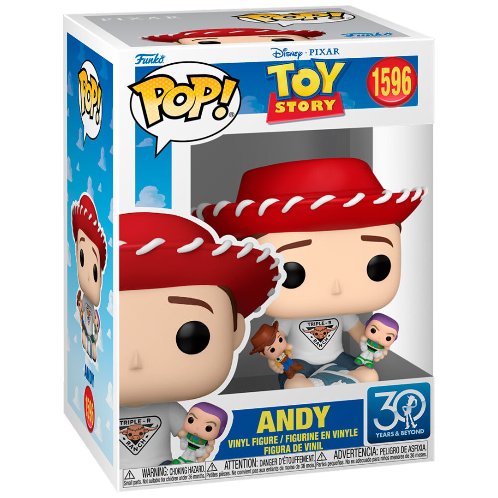 Figurine Funko POP! Disney Pixar Toy Story Andy, vue 2