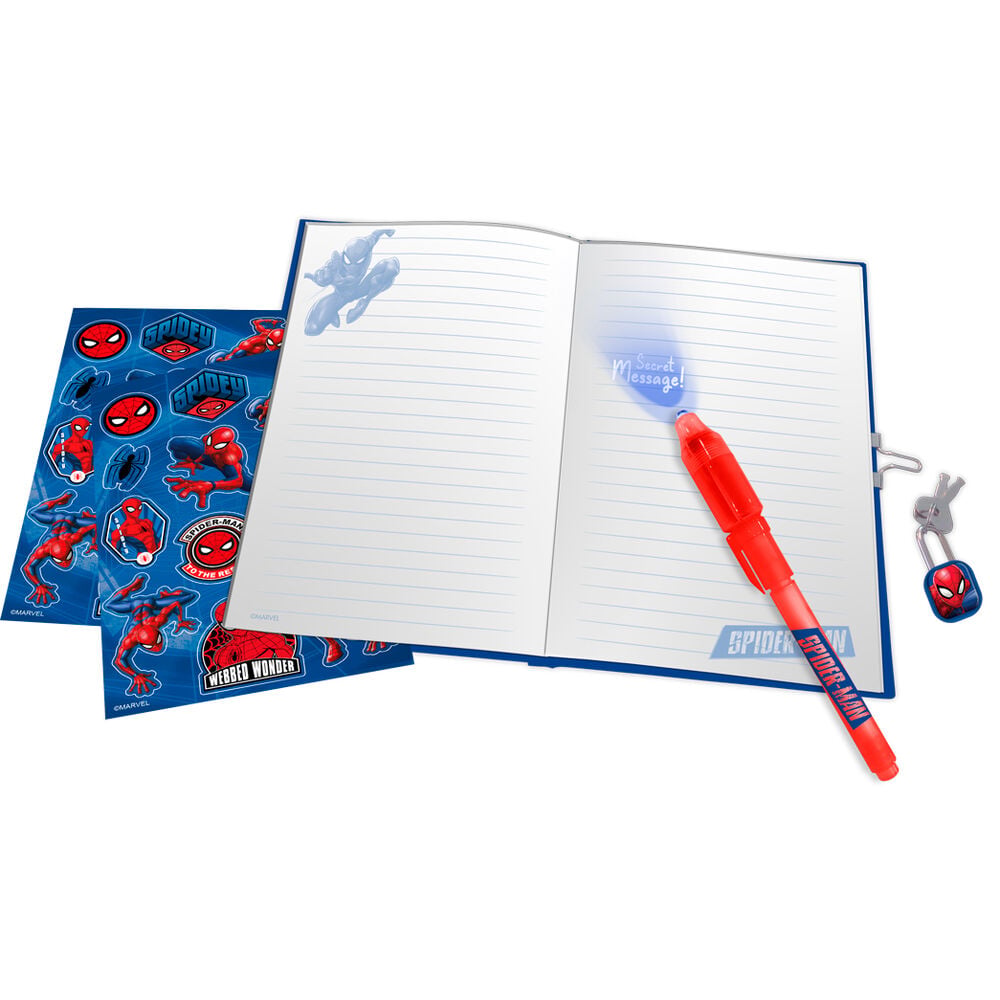 Agenda Marvel Spiderman + Magic pen, vue 2