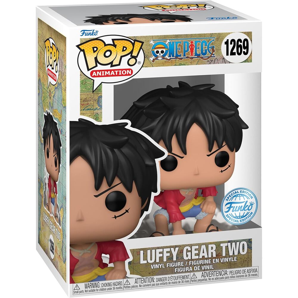 Figurine Funko POP! One Piece Luffy Gear Two Exclusive, vue 2