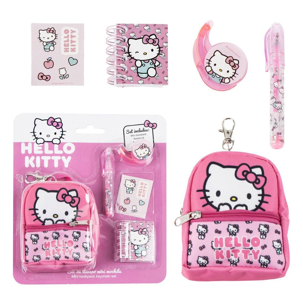 Set de papeterie Hello Kitty mini backpack, vue 5