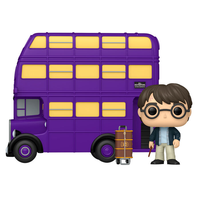 Figurine Funko POP! Rides Super Deluxe Harry Potter Harry Potter with Knight Bus, vue 2