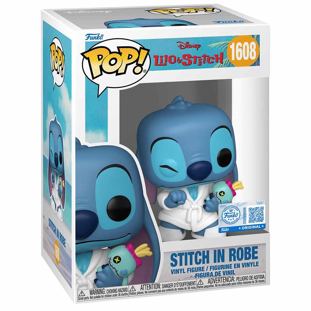 Figurine Funko POP! Disney Lilo & Stitch Stitch in Robe, vue 2