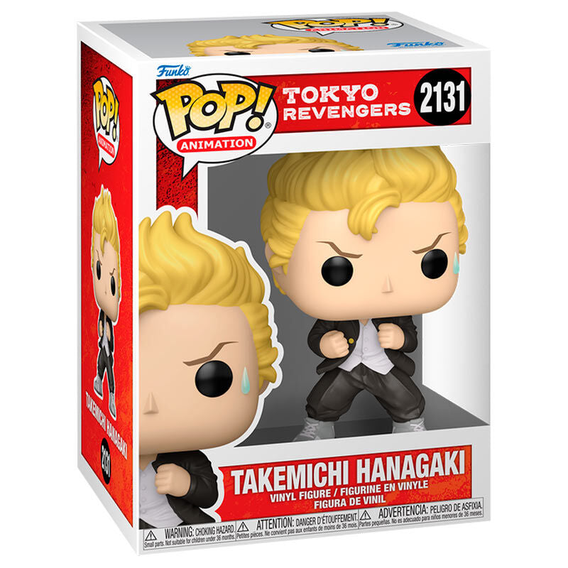 Figurine Funko POP! Tokyo Revengers Takemichi Hanagaki, vue 2