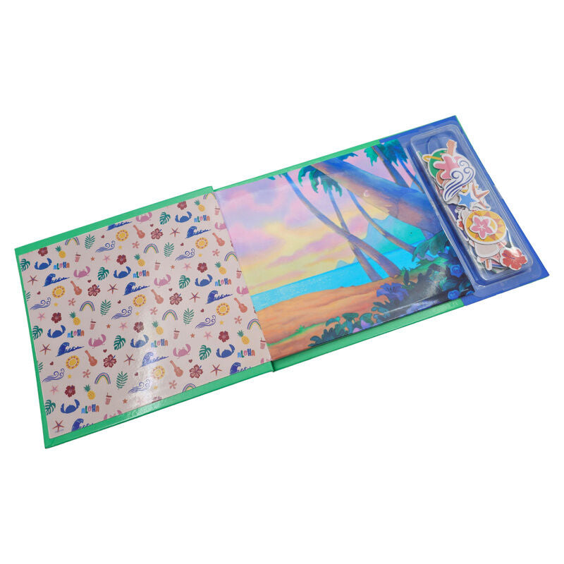 Set de papeterie Disney Stitch Magnetic book + sticker, vue 4