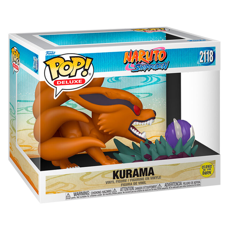 Figurine Funko POP! Deluxe Naruto Shippuden Kurama, vue 2