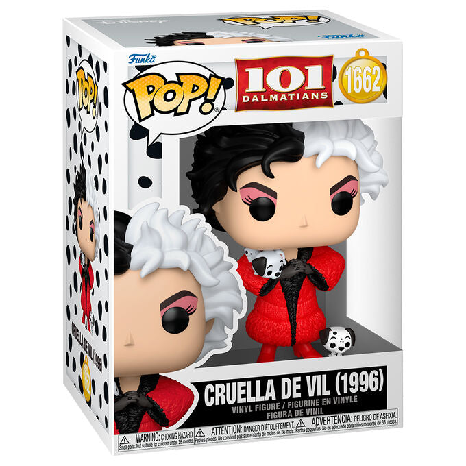 Figurine Funko POP! Disney 101 Dalmatas Cruella de Vil (1996), vue 2