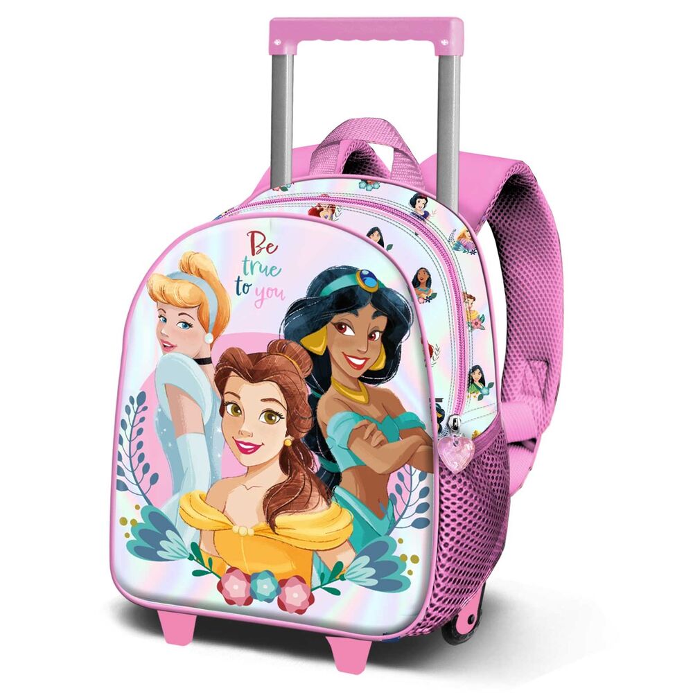 Cartable à roulettes 3D Disney Princess 31 cm