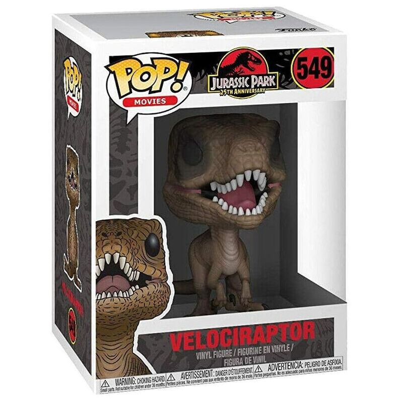 Figurine Funko POP! Jurassic Park Velociraptor, vue 2