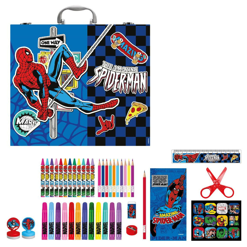 Coloriage Marvel Spiderman stationery case