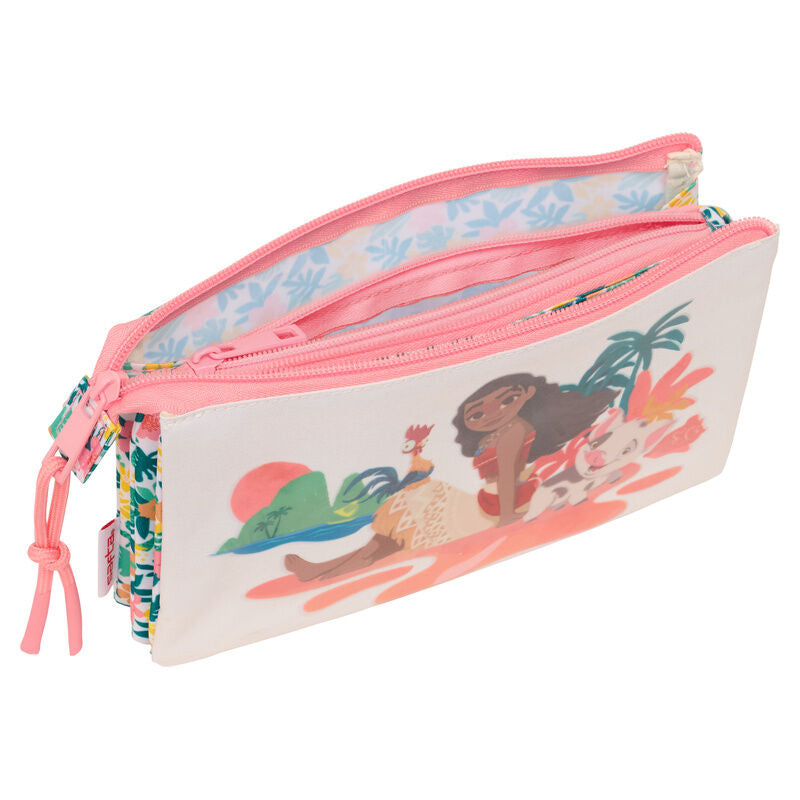 Trousse triple Disney Moana Vaiana, vue 3
