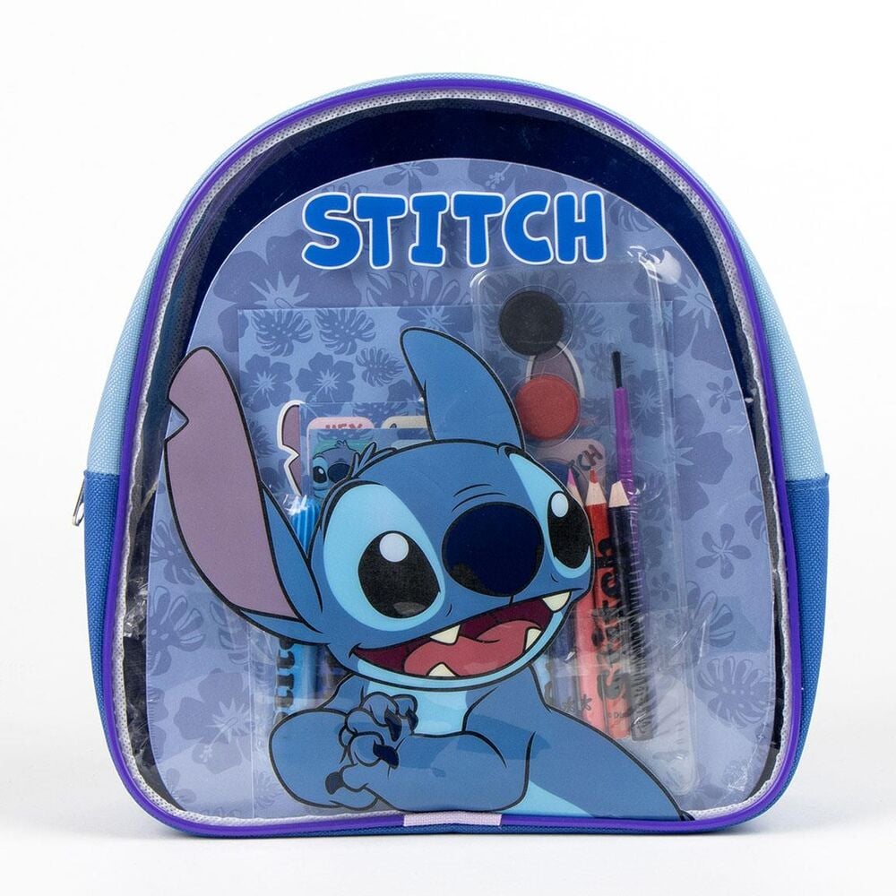 Set de papeterie Disney Stitch backpack, vue 4