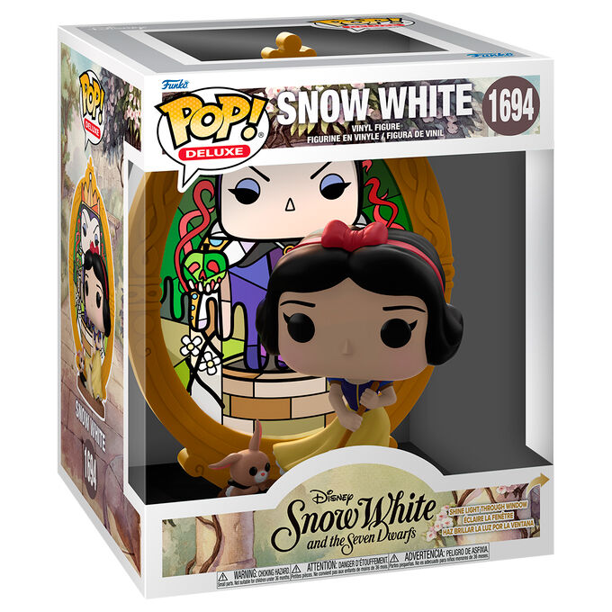 Figurine Funko POP! Deluxe Disney Snow White Blancanieves Evil Queen Stained Glass, vue 2
