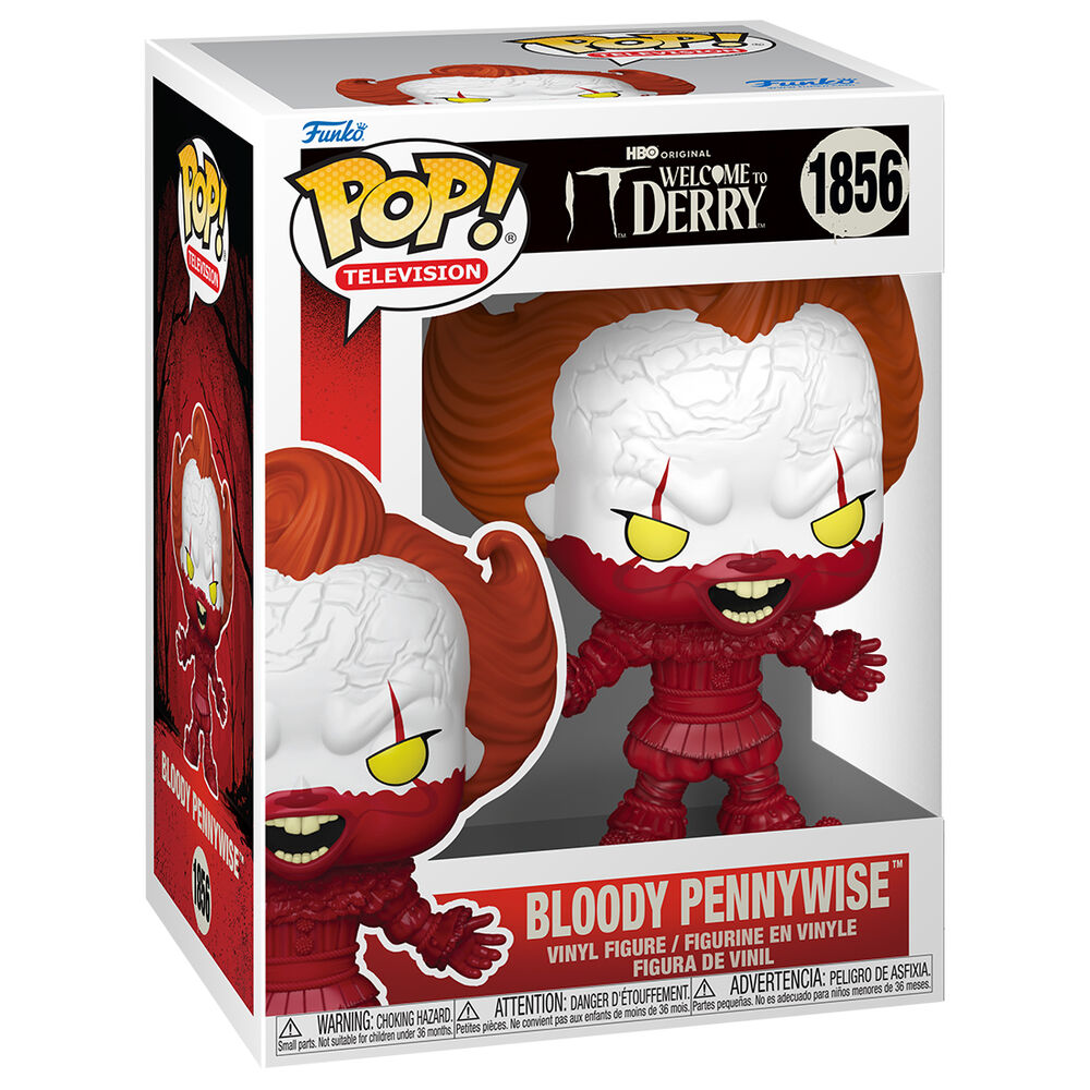Figurine Funko POP! IT Bienvenidos a Derry Bloody Pennywise, vue 2