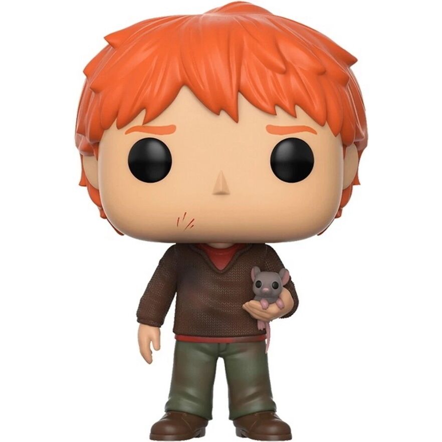 Figurine Funko POP! Harry Potter Ron Weasley with Scabbers, vue 3