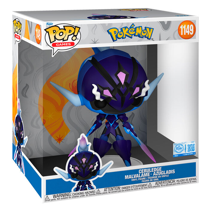 Figurine Funko POP! Jumbo Pokemon Ceruledge Malvalame Azugladis Exclusive 25cm, vue 2