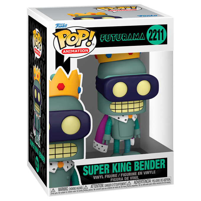 Figurine Funko POP! Futurama Super King Bender, vue 2