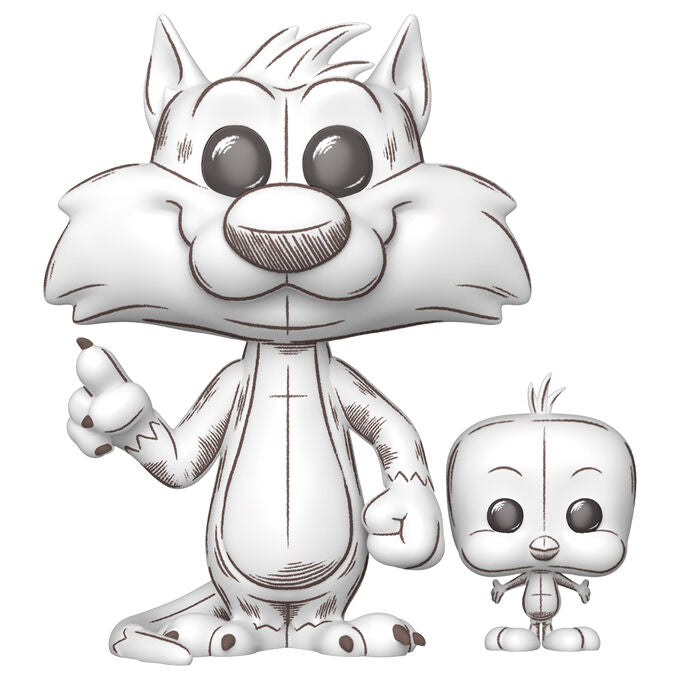 Figurine Funko POP! Looney Tunes Sylvester & Tweety, vue 2