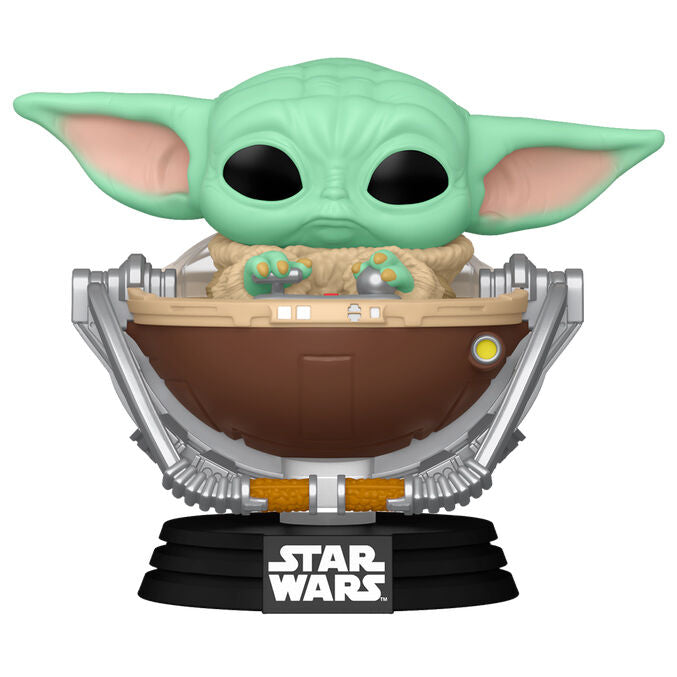 Figurine Funko POP! Star Wars Mandalorian & Grogu Grogu in Pram, vue 2