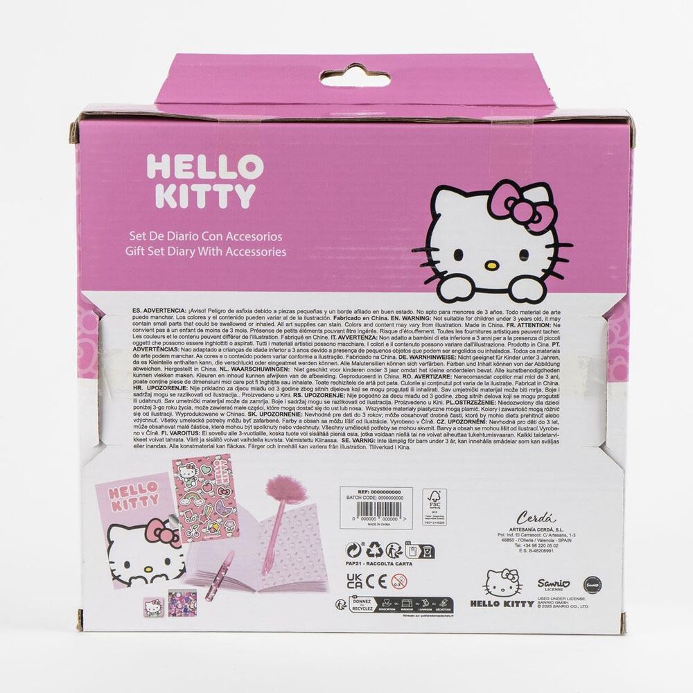 Agenda Hello Kitty set, vue 4