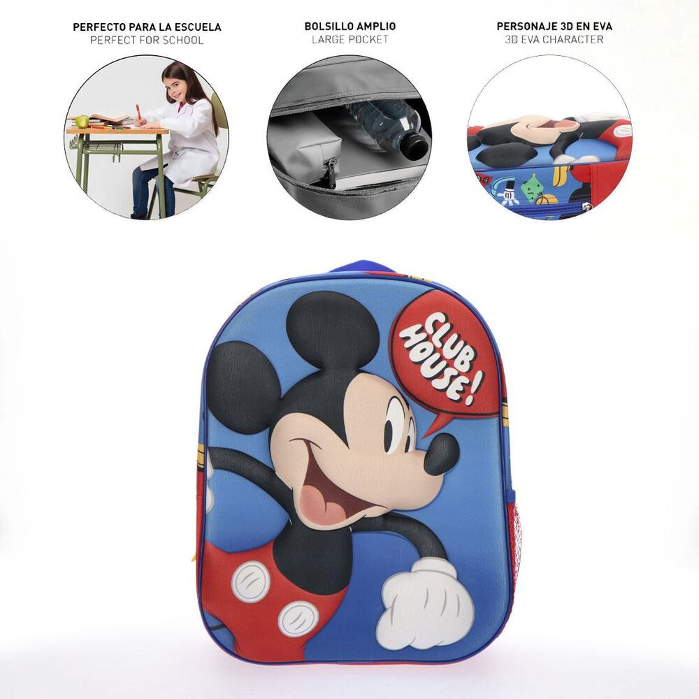 Sac à dos 3D Disney Mickey 30 cm, vue 6