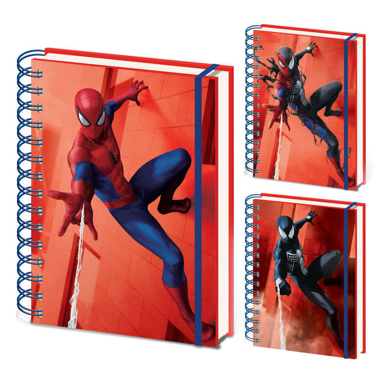 Cahier Marvel Spiderman A5 3D lenticular