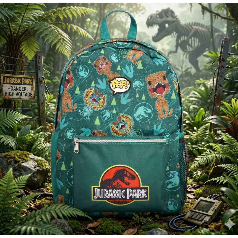 Sac à dos Jurassic Park nylon 45 cm, vue 2