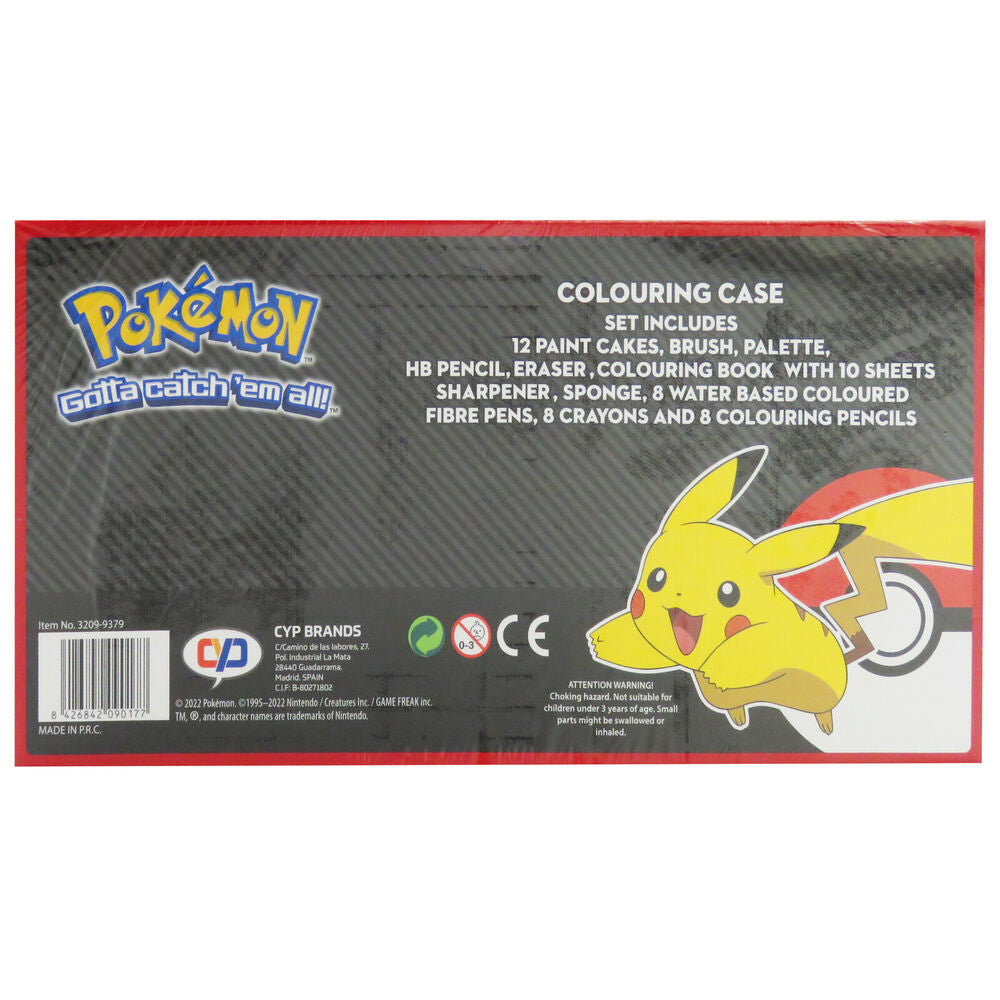 Set de papeterie Pokemon art briefcase, vue 5