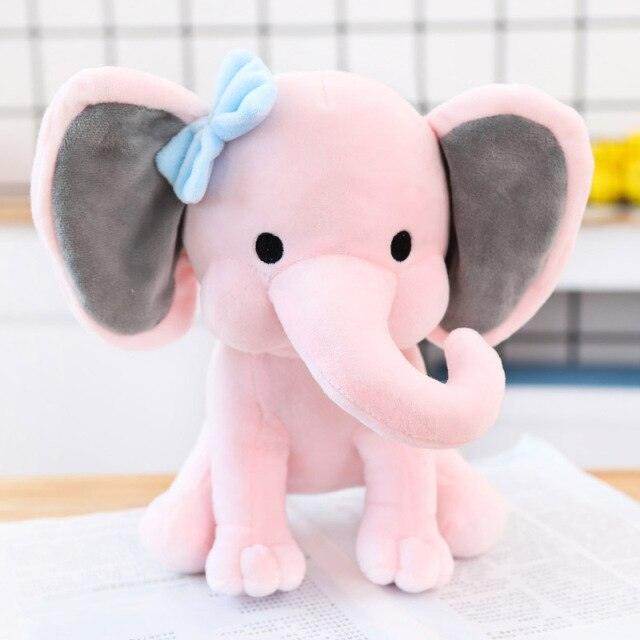 Peluche Elefante Rosa Bebé
