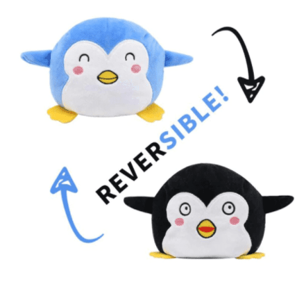 Peluche Réversible <br>Pingouin
