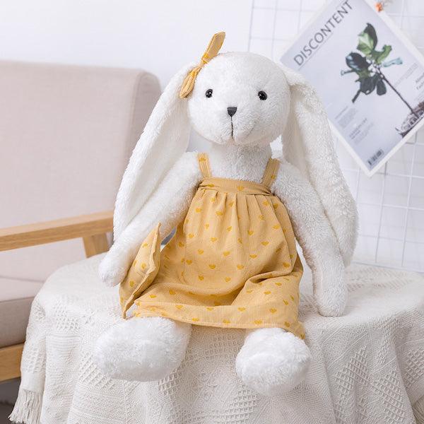 Kuscheltier Hase Gelbes Kleid