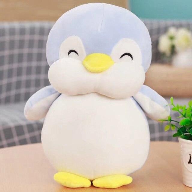 Pingouin kawaii peluche moelleuse fleur - Univers Peluche