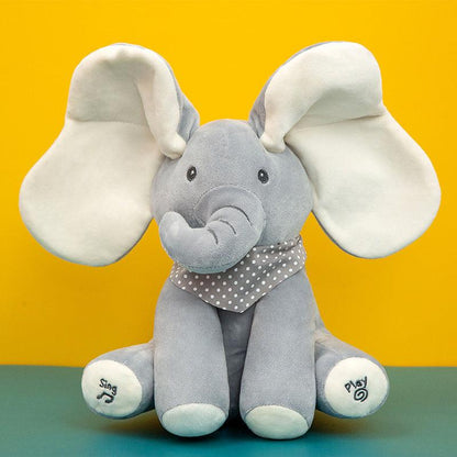 Kuscheltier Elefant mit Spieluhr