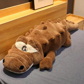 Peluche Crocodile Marron