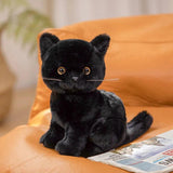 peluche chat bébé noir