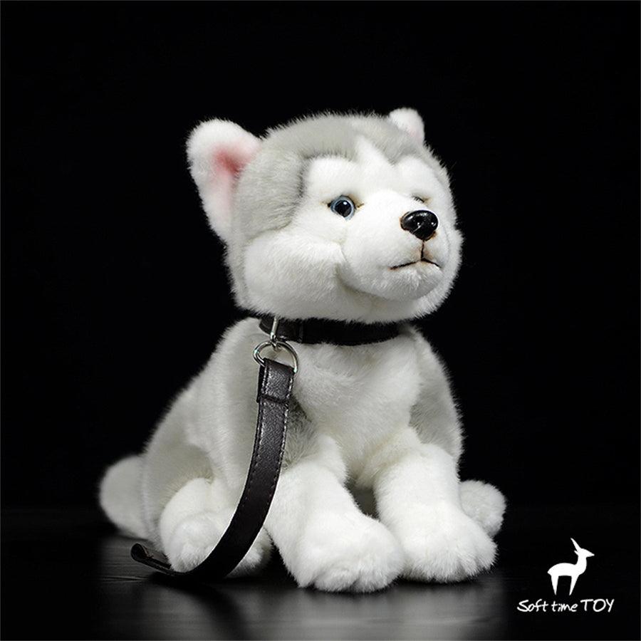 Kuscheltier Hund Husky Grau