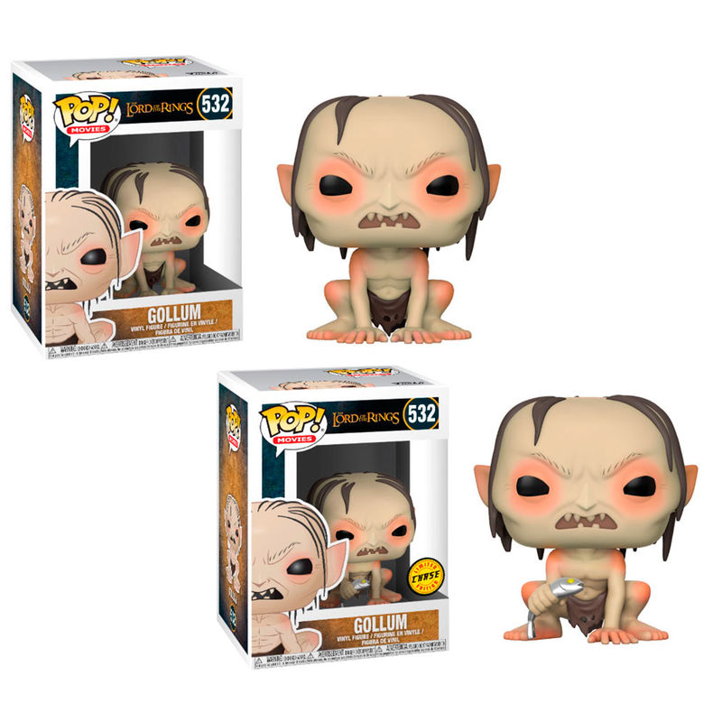 Figurine Funko POP! Lord of the Rings Gollum 5 + 1 chase, vue 2