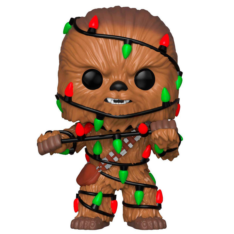 Figurine Funko POP! Star Wars Holiday Chewie with Lights