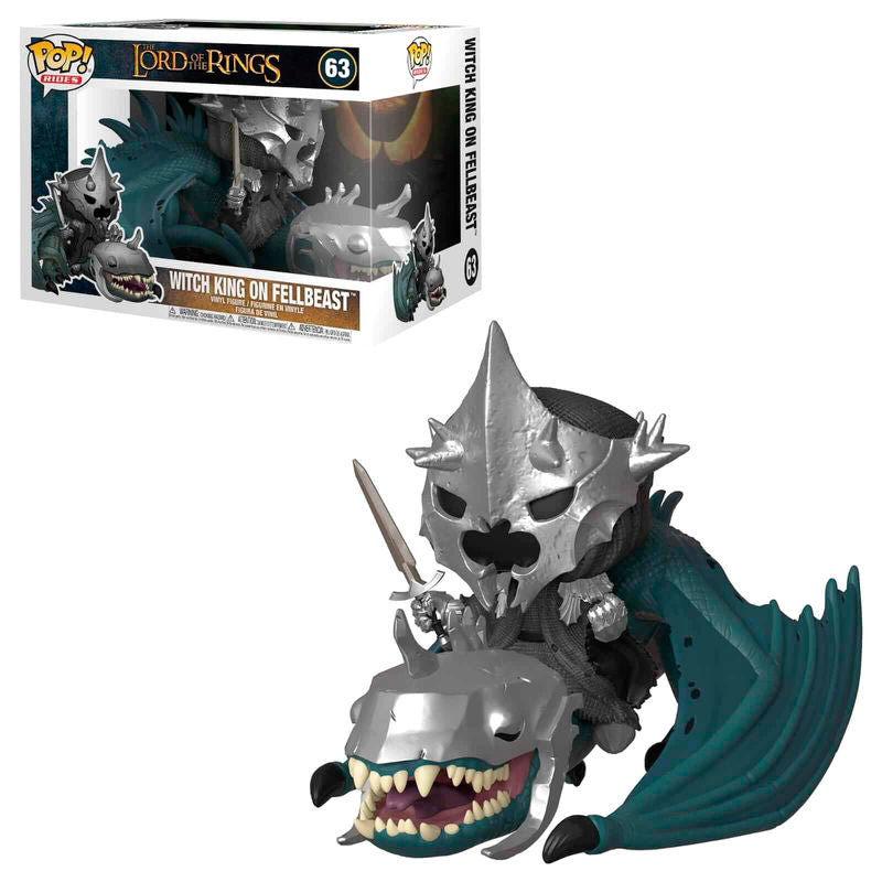 Figurine Funko POP! El Señor de los Anillos Witch King with Fellbeast, vue 2