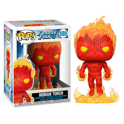 Figurine Funko POP! Marvel Los 4 Fantasticos La Antorcha Humana