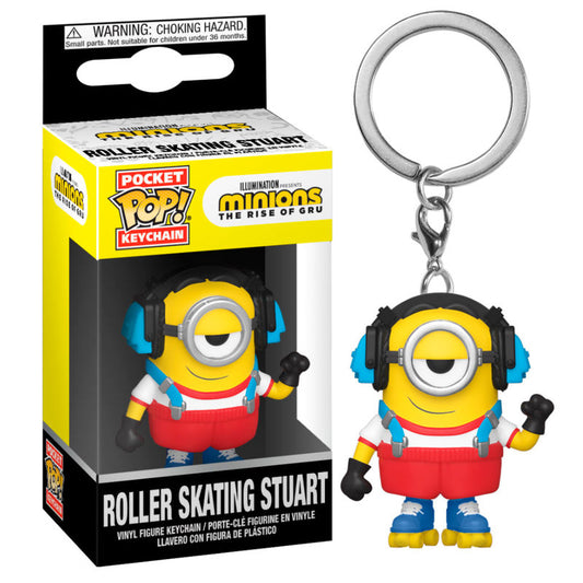 Porte-clés Funko Pocket POP! Minions 2 Roller Skating Stuart
