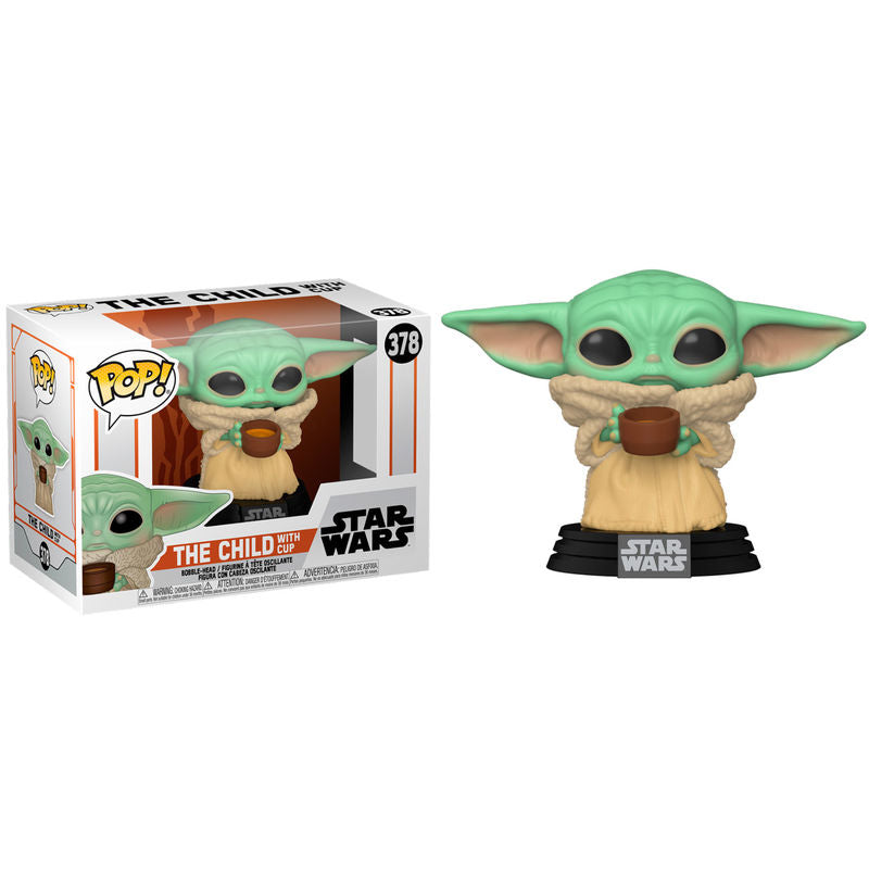 Figurine Funko POP! Funko POP Star Wars Mandalorian The Child with Cup