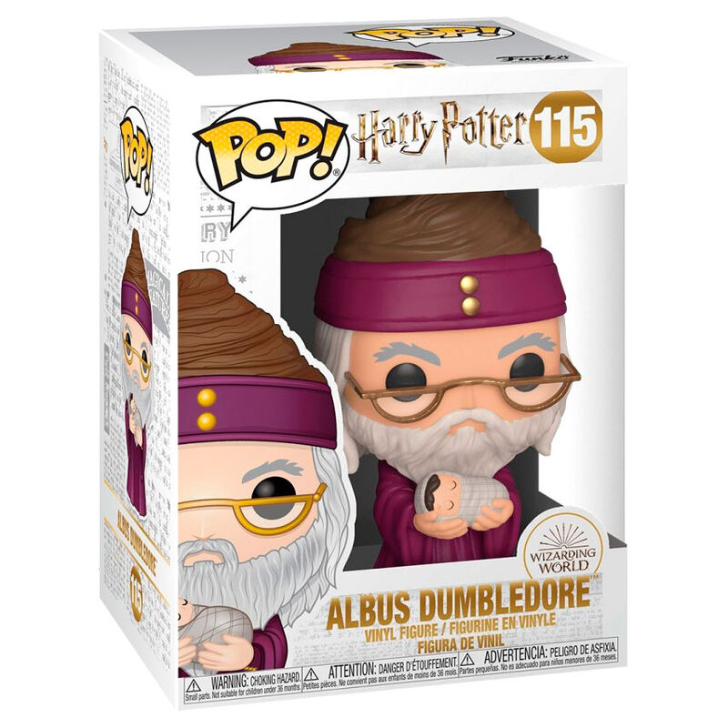 Figurine Funko POP! Harry Potter Dumbledore with Baby Harry, vue 2