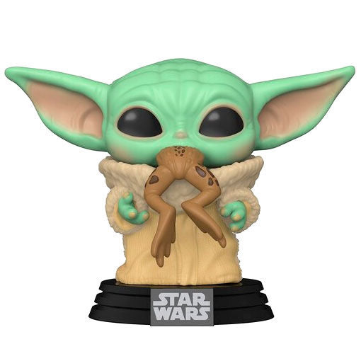 Figurine Funko POP! Funko POP Star Wars Mandalorian The Child with Frog, vue 2