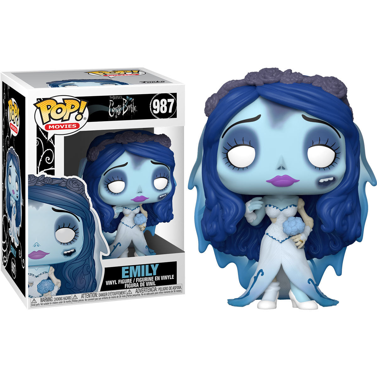 Figurine Funko POP! La Novia Cadaver Bride Emily, vue 3