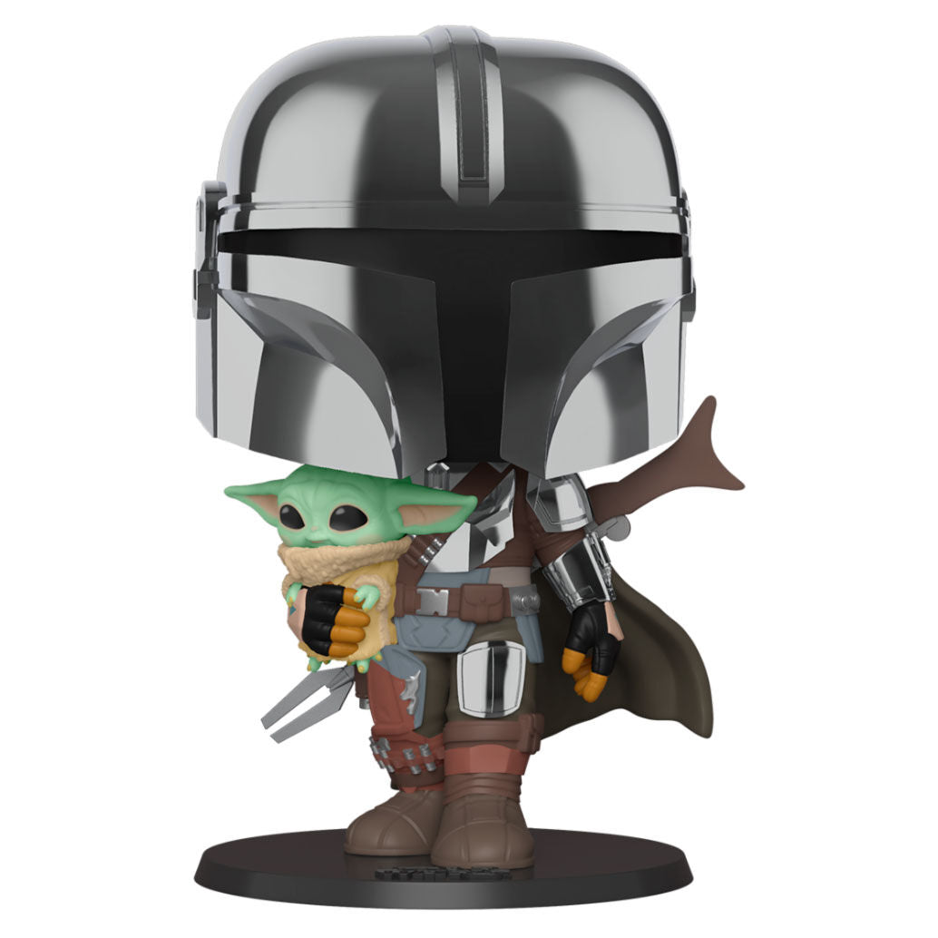 Figurine Funko POP! Star Wars Mandalorian with Yoda Child 25cm