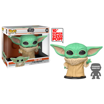 Figurine Funko POP! Star Wars Mandalorian Yoda The Child 25cm, vue 2