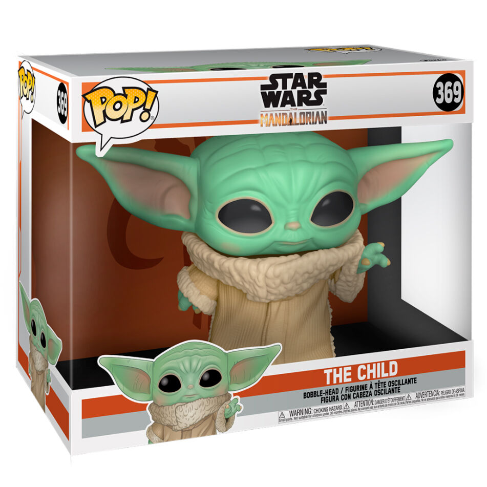 Figurine Funko POP! Star Wars Mandalorian Yoda The Child 25cm, vue 3